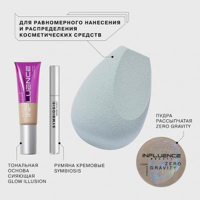 Спонж для макияжа с ионами серебра/ Antibacterial Makeup Sponge – фото 13