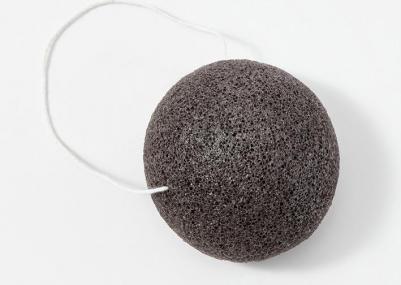 Спонж для очищения лица Sponge black charcoal 1 шт – фото 4