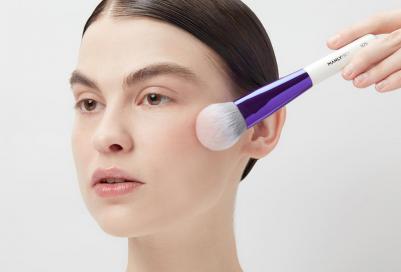 Кисть круглая для румян, контурирования, пудры и тона многофункциональная К105* – фото 3