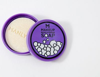 Мыло "Brush & Sponge", биоразлагаемое, для кистей и спонжей, с футляром – фото 2