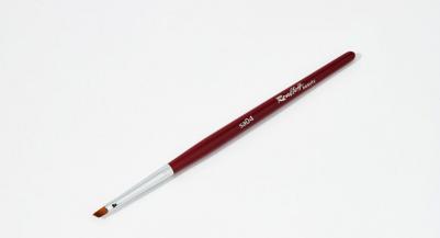 Кисть для макияжа из синтетики имитация колонка, наклонная (sa04) №4 – фото 8