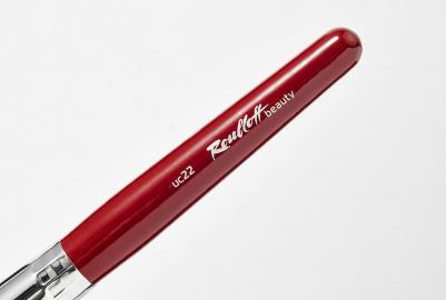 Кисть для макияжа uc22 цилиндрическая, для тона и кремовых текстур, двухцветная синтетика – фото 6