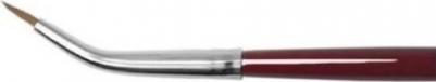 Кисть для подводки из колонка kr1,5Z, круглая, ручка со сгибом №1,5 – фото 3