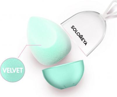 Спонж косметический для макияжа Тифони вельветовый / Microfiber Velvet Sponge Tiffany 1 шт – фото 11