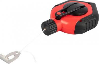 Шнур разметочный + Порошок меловой цвет: красный – фото 6