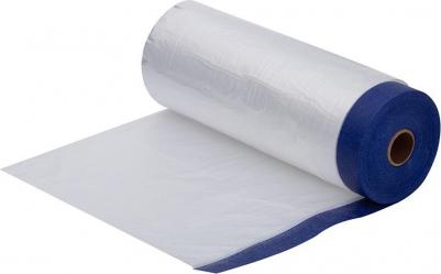 Пленка защитная для наружных работ с клейким краем 10 мкм 2,7х16 м – фото 3