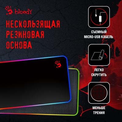 Коврик для мыши Bloody MP-75N черный – фото 6