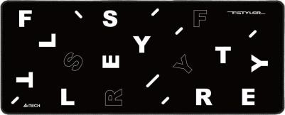 Коврик для мыши FStyler FP75 (XL) черный/белый, ткань, 750х300х2мм [fp75 black]