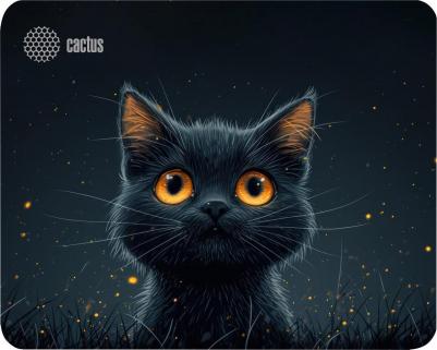 Коврик для мыши Black Cat ткань, 250х200х3мм [cs-mpc-d09s]