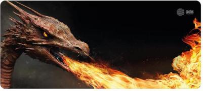 Коврик для мыши Fire Dragon рисунок/красный, ткань, 900х400х3мм [cs-mp-pro06xxl] – фото 5