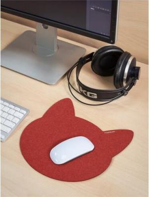 Аксессуары для дома Коврик из фетра для компьютерной мыши в форме кошки