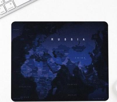 Коврик для компьютерной мыши "Карта", 22 х 18 см – фото 2