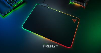 Коврик для мыши Firefly V2 (M) черный/зеленый, пластик, 255х355х3мм [rz02-03020100-r3m1] – фото 7
