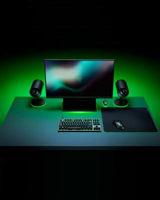 Коврик для мыши Gigantus V2 Large черный/рисунок тканевый, игровой – фото 2