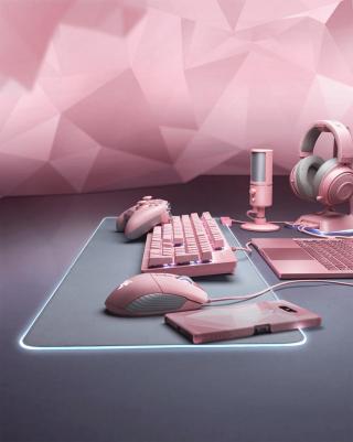 Коврик для мыши Goliathus Extended Chroma - Quartz серый/розовый, резина + ткань, 920х294х3мм [rz02-02500316-r3m1] – фото 5
