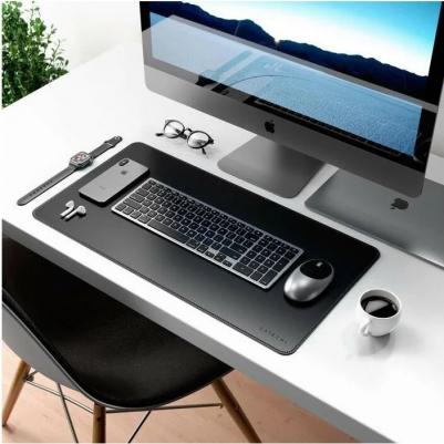 Коврик для мыши Eco Leather Deskmate (ST-LDMK) чёрный – фото 6