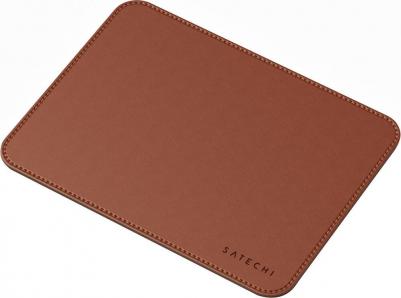 Коврик Eco Leather Mouse Pad для компьютерной мыши. Материал эко-кожа (искусственная кожа. Размер 25 x 19 см. Цвет коричневый – фото 2