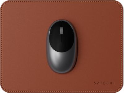 Коврик Eco Leather Mouse Pad для компьютерной мыши. Материал эко-кожа (искусственная кожа. Размер 25 x 19 см. Цвет коричневый – фото 6