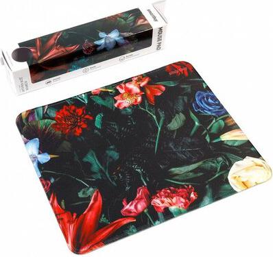 Коврик прорезиненный с прошитыми краями Flowers "Цветы" S-size 280х230х3мм – фото 1