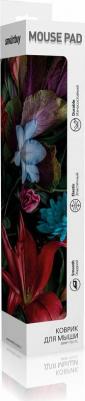 Коврик прорезиненный с прошитыми краями Flowers "Цветы" S-size 280х230х3мм – фото 2