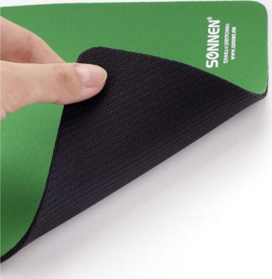 Коврик для мыши "Green", резина + ткань, 220х180х3 мм, 513305 – фото 1