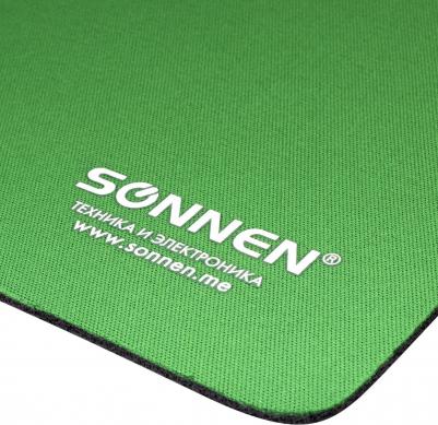 Коврик для мыши "Green", резина + ткань, 220х180х3 мм, 513305 – фото 3