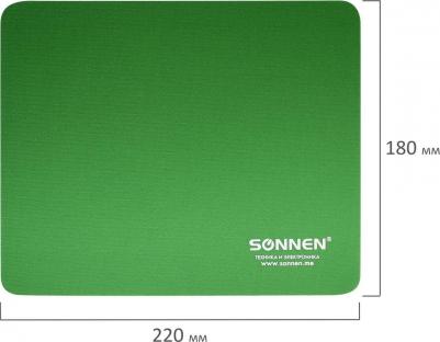Коврик для мыши "Green", резина + ткань, 220х180х3 мм, 513305 – фото 11
