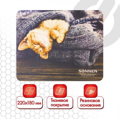 Коврик для мыши "KITTEN", резина + ткань, 220х180х3 мм, 513313 – фото 14