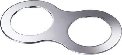 Рамка декоративная "Metis", 195x100x2 мм, цвет: белый 4690344077170 – фото 1