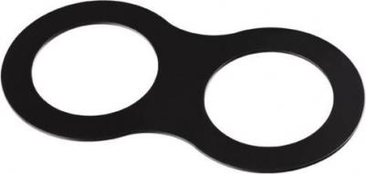 Рамка декоративная "Metis", 195x100x2 мм, цвет: черный 4690344077187