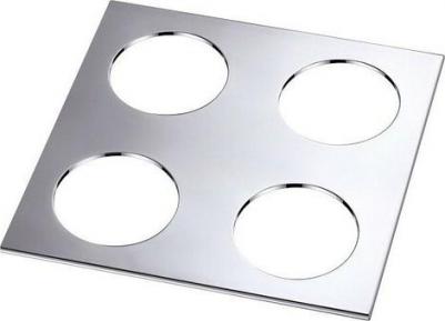 Рамка декоративная "Metis", 200x200 мм, цвет: черный – фото 1