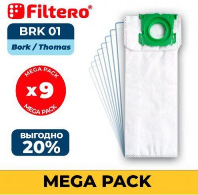 Мешки-пылесборники BRK 01 MEGA PACK Экстра, 9 штук
