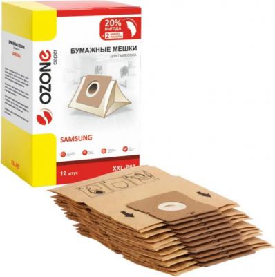 Мешки-пылесборники для пылесоса XXL-P03 бумажные, 12 шт в комплекте с 2мя микрофильтрами