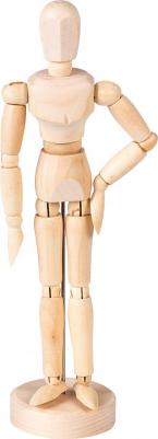 Манекен человека художественный CLASSIC, мужской, дерево, высота 20 см, 191287