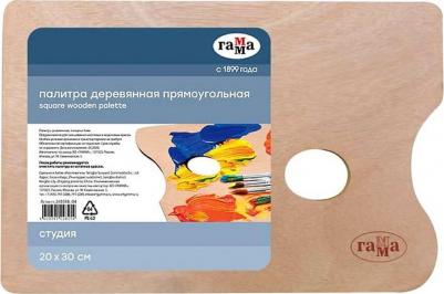 Палитра деревянная Студия прямоугольная 20х30 см – фото 3