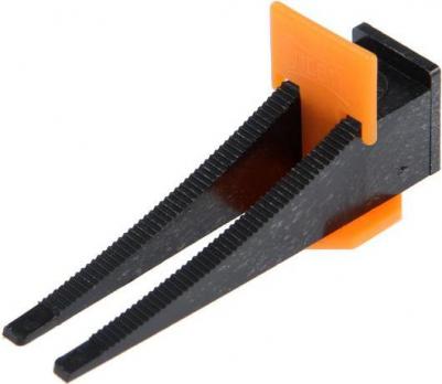 Система выравнивания плитки ЛОМ, зажим 1,5 мм + клин, пакет – фото 1
