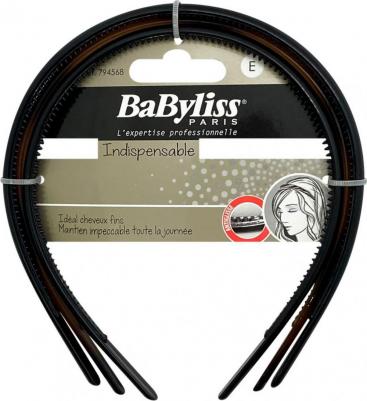 Ободки для волос черные, 3 шт