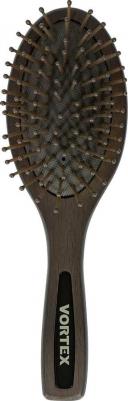 Расческа деревянная, массажная, 18 х 5 х 3,5 см, с пластиковыми зубчиками – фото 2