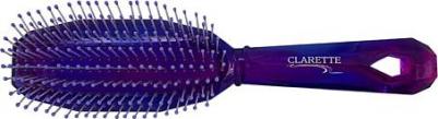 Щетка для волос с нейлоновыми зубьями сиреневая