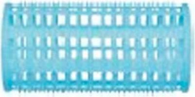 Бигуди пластик голубые, d 88x76 мм 10 шт (в комплекте шпильки 80 мм) – фото 1