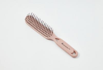 EK-5460Dusty rose Щетка с двойной щетиной, розовая, серия "ECOLOGY", 1 шт – фото 4