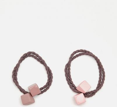 Резинка для волос ". Цветные кубики", мини, 2 штуки