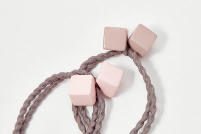 Резинка для волос ". Цветные кубики", мини, 2 штуки – фото 1