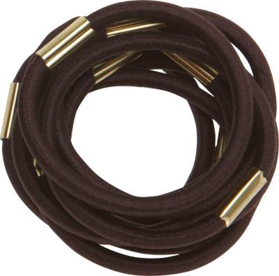 Резинки для волос коричневые maxi 10 шт/уп – фото 1