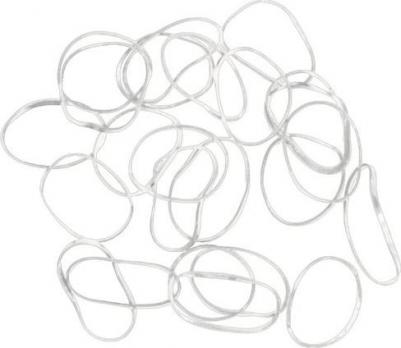 Резинки для волос силиконовые, цветные mini 100 шт/уп – фото 1