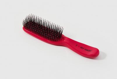 Расческа для распутывания волос, щетка парикмахерская "Spider Classic" 1501 маджента, глянцевая, размер M – фото 3