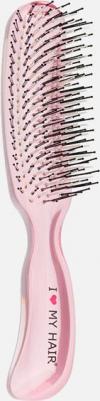 Щетка парикмахерская для волос Aqua Brush, розовая прозрачная М