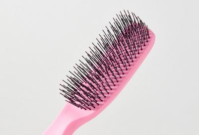 Щетка парикмахерская для волос spider classic 1501, розовая глянцевая m – фото 4