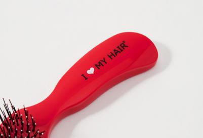 Щетка парикмахерская для волос Therapy Brush, красная глянцевая M – фото 2