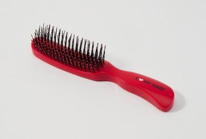 Щетка парикмахерская для волос Therapy Brush, красная глянцевая M – фото 5